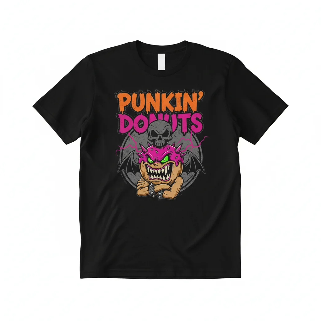 Punkin' Donuts Essential T-Shirt - Spooky Sweet Style