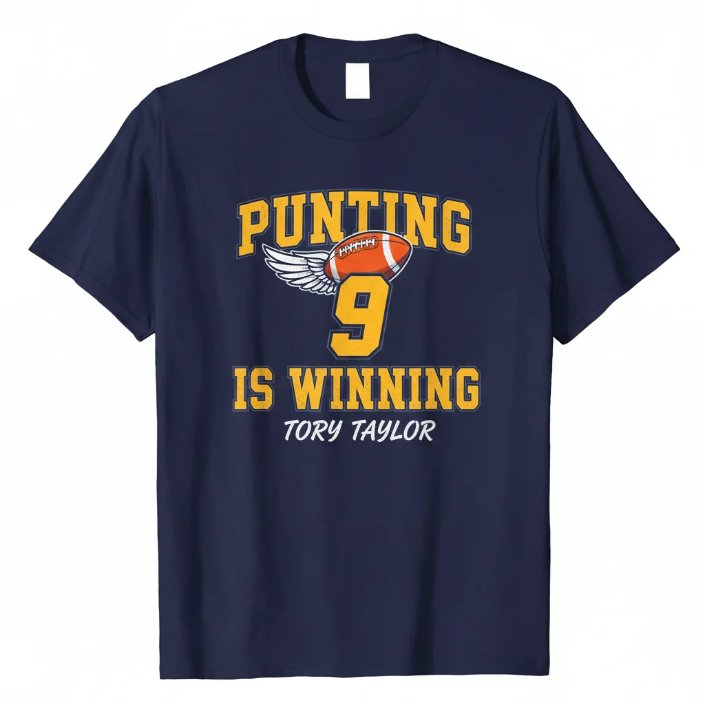 Tory Taylor 'Punting Is Winning' Essential Tee: A Football Fan's Battle Cry