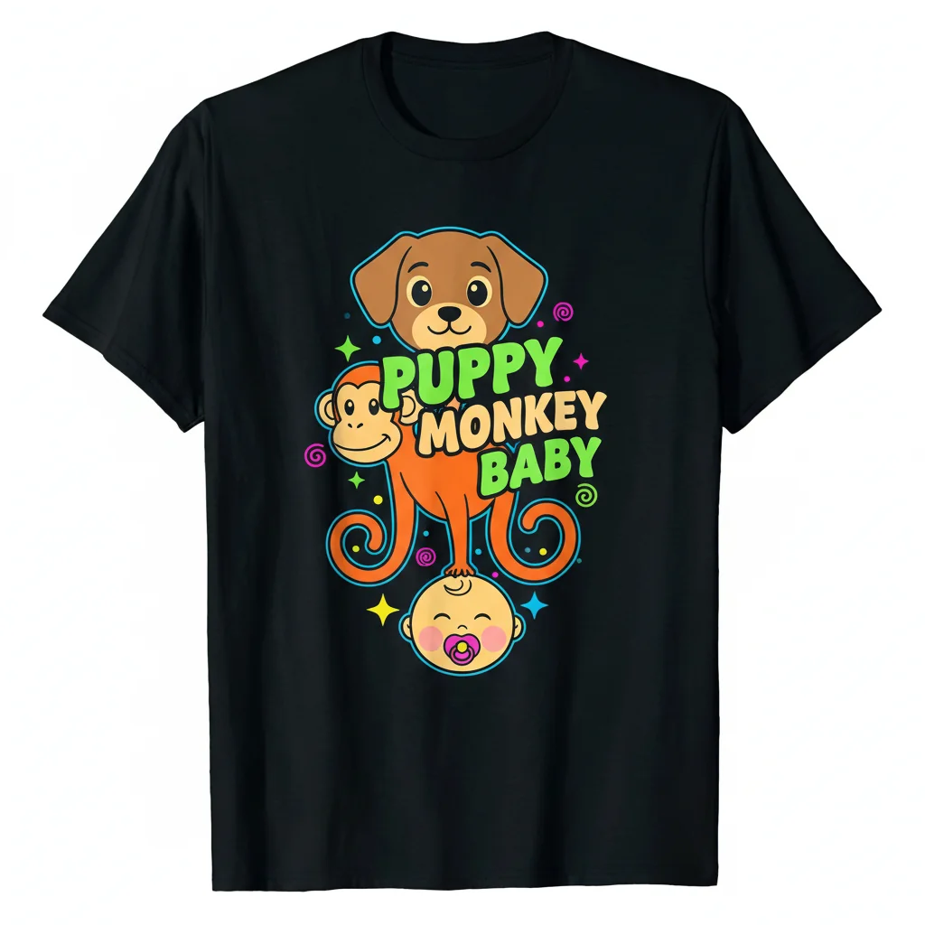 PUPPY MONKEY BABY Graphic Tee