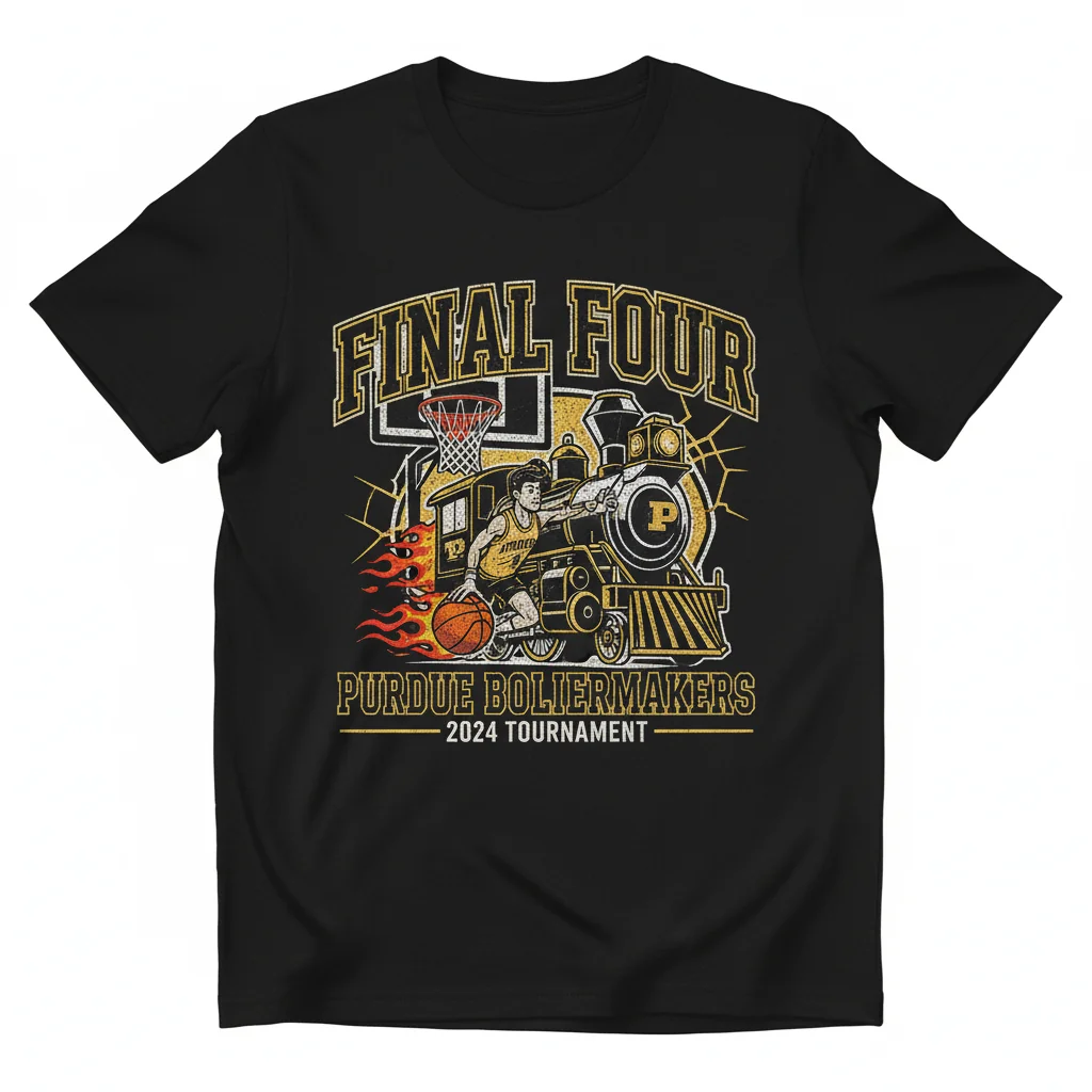 Purdue Boilermakers Men's Basketball Tournament March Madness Final Four T-Shirt