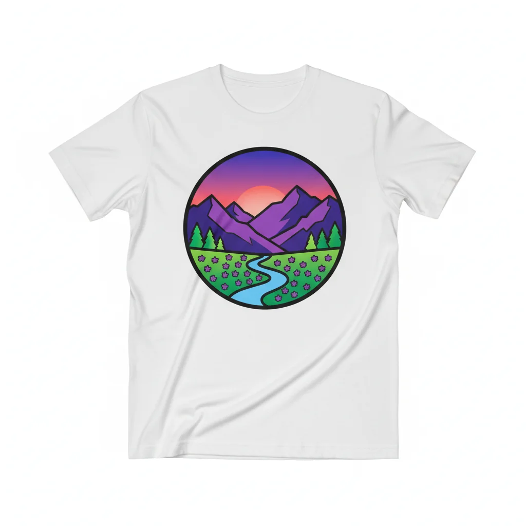 Purple Valley | Dreamscape Essential T-Shirt
