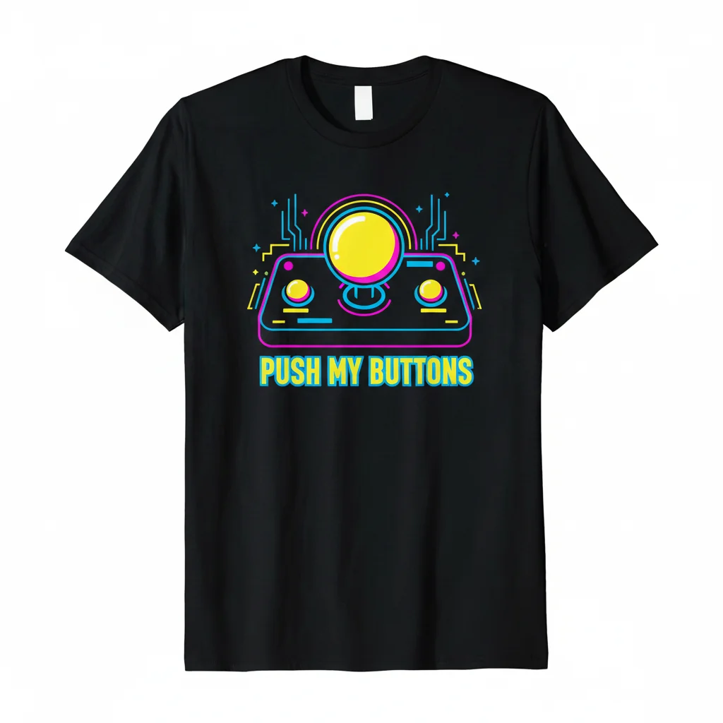 Push My Buttons: A Statement of Joy Essential T-Shirt