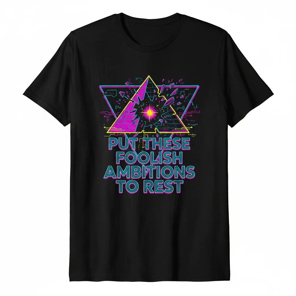Put These Foolish Ambitions To Rest T-Shirt | Premium Cotton Graphic Tee
