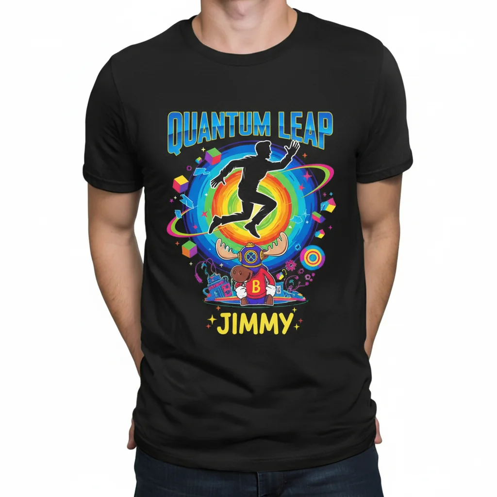 Quantum Leap Jimmy Essential T-Shirt: Lasting Comfort, Vibrant Style