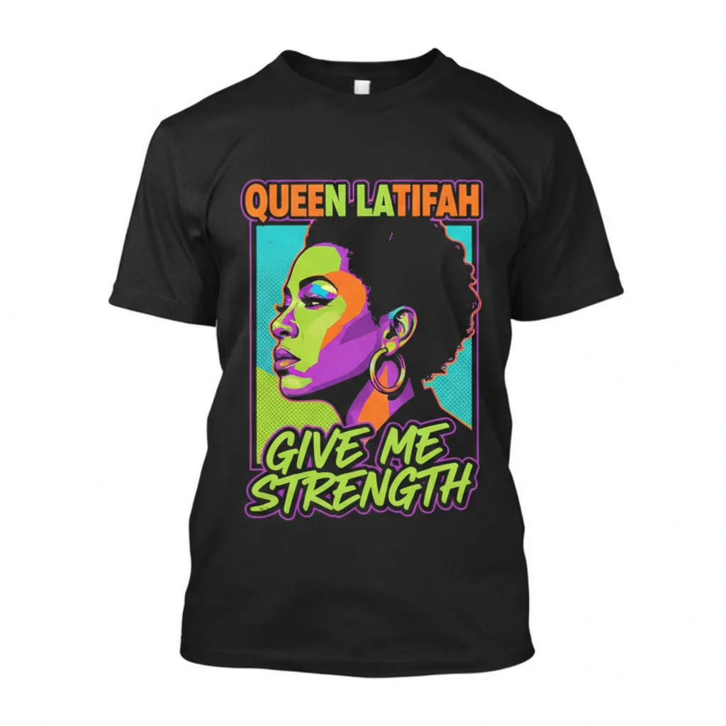 Queen Latifah 'Give Me Strength' Graphic Tee 1 Queen Latifah 'Give Me Strength' Graphic Tee