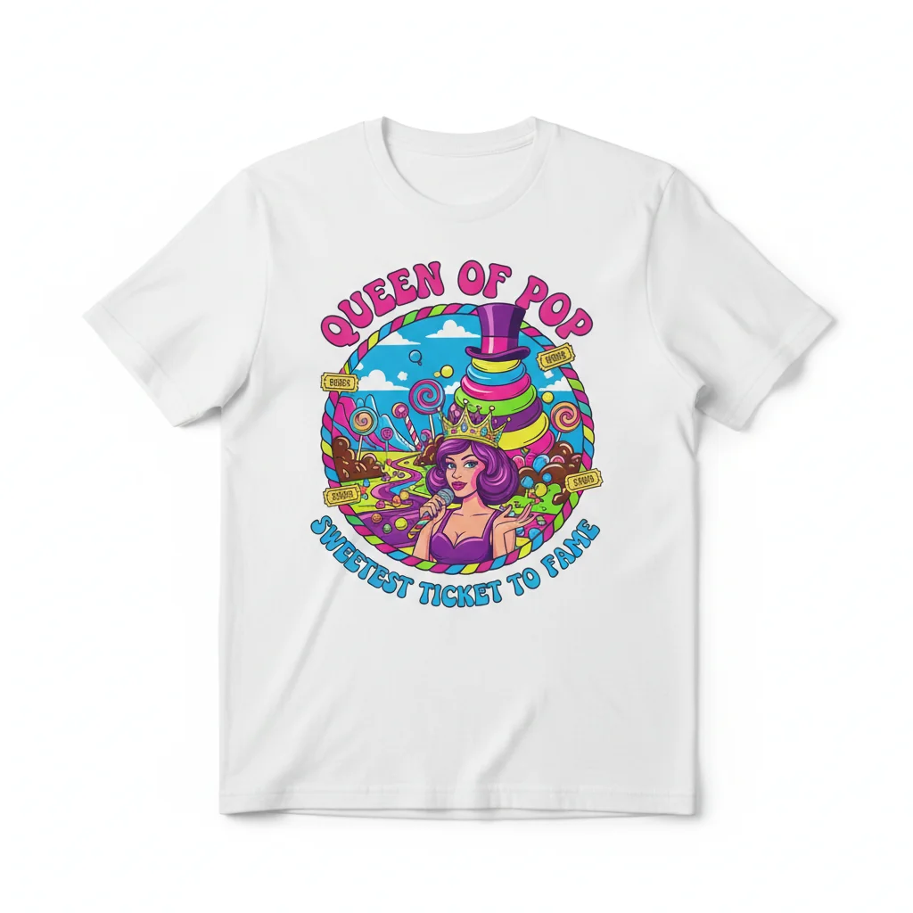 Queen of Pop & Chocolate Dreams: The Iconic Essential T-Shirt