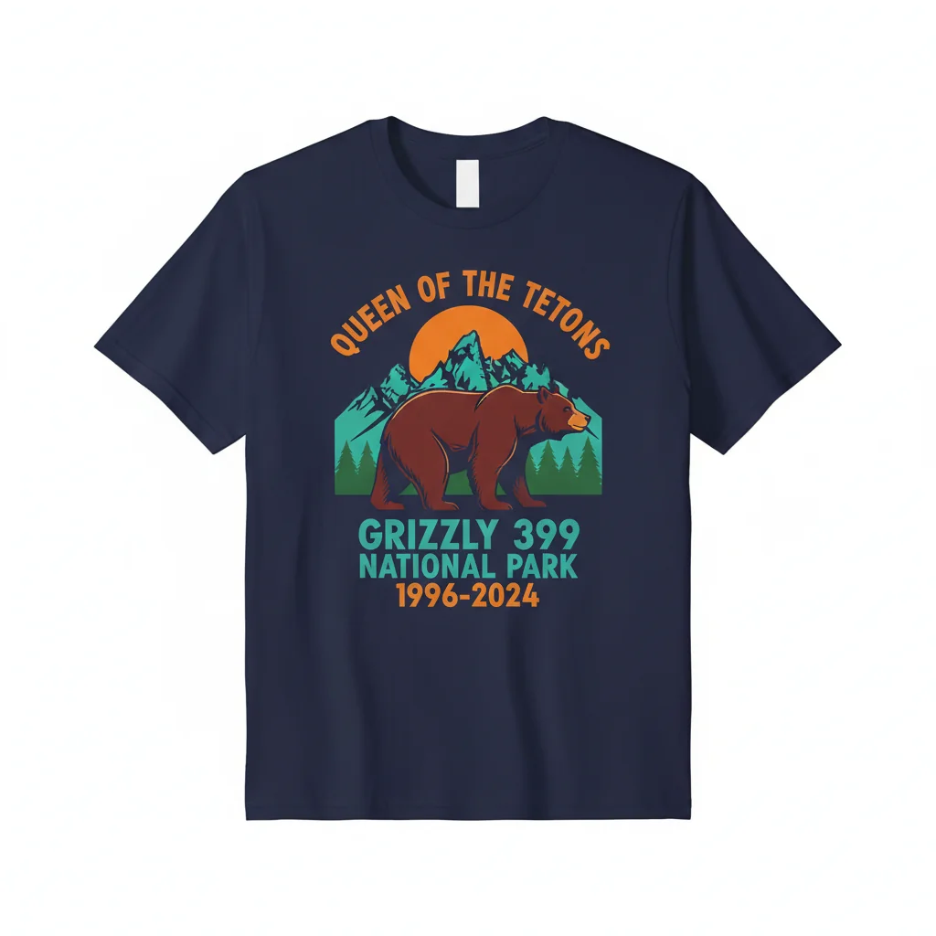 Queen Of The Tetons Grizzly 399 Legacy T-Shirt