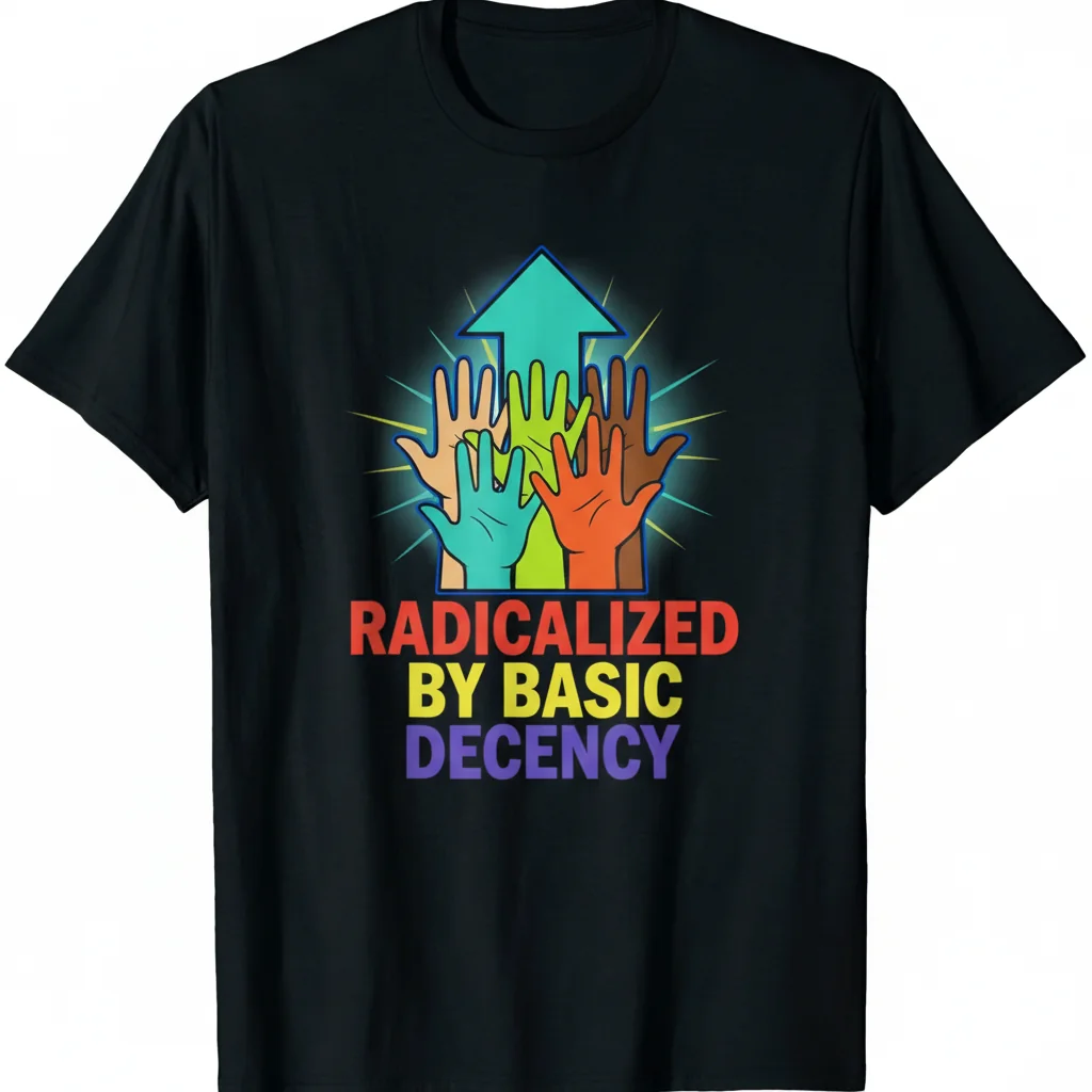 Radicalized By Basic Decency T-Shirt – Premium Cotton Tee for Men & Women