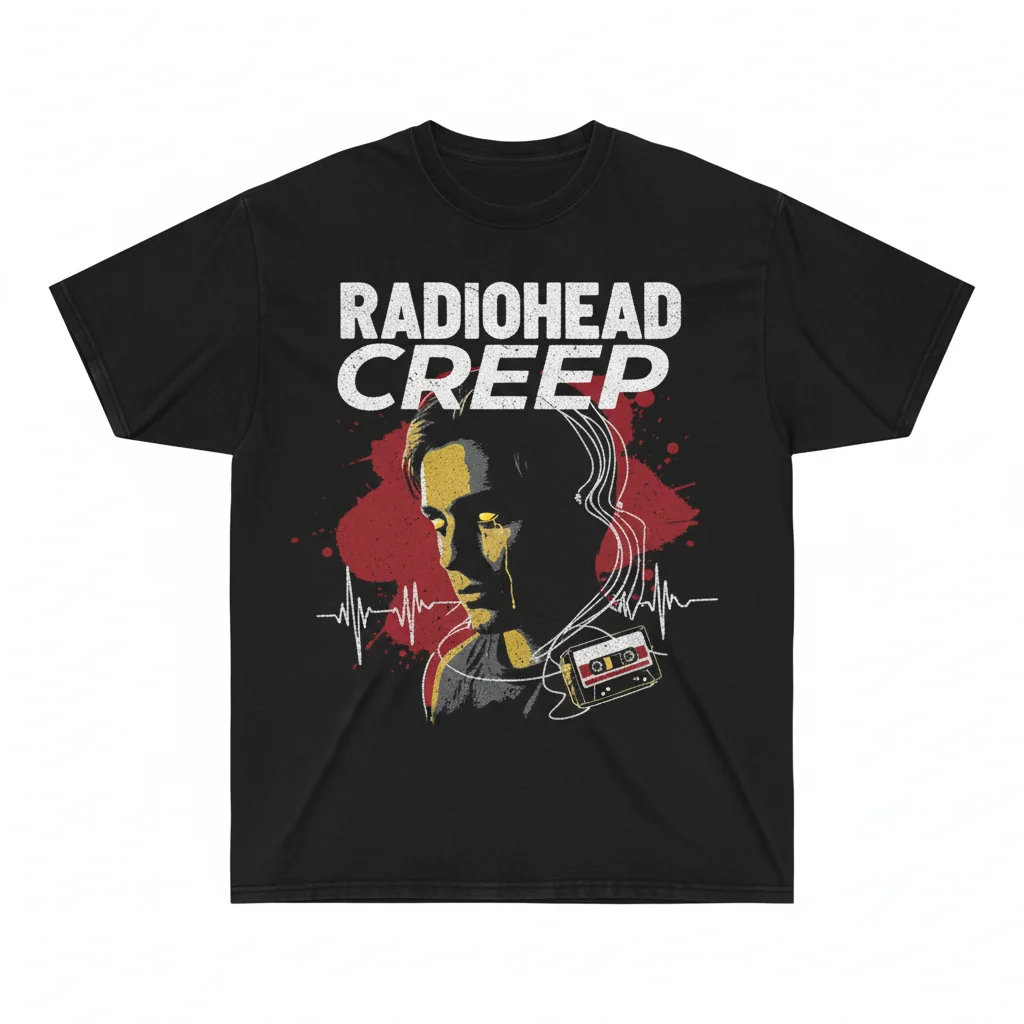 Vintage Radiohead Creep 90s T-Shirt - Iconic Band Tee