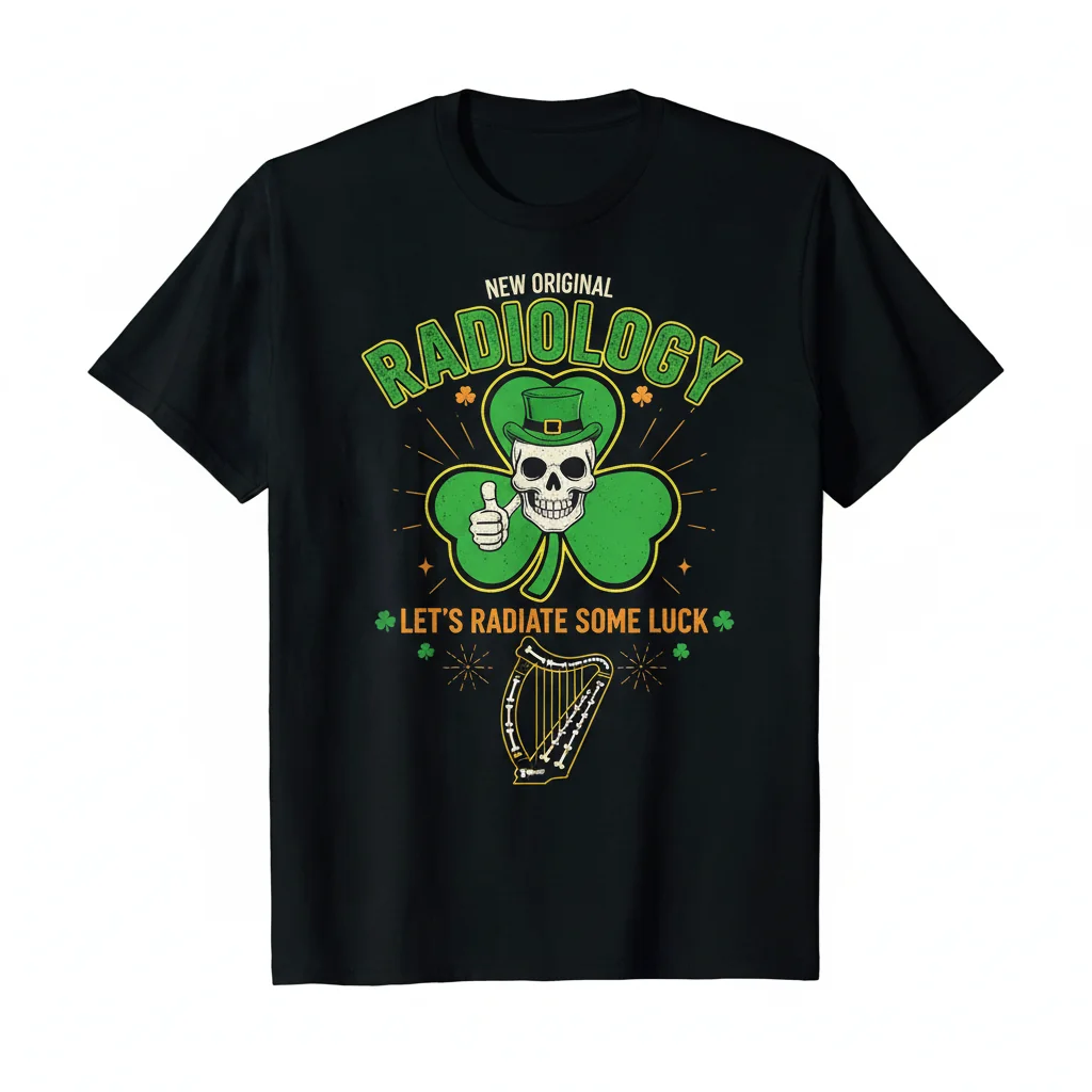 Radiology St. Patrick's Day Shirt: Radiate Luck & Comfort