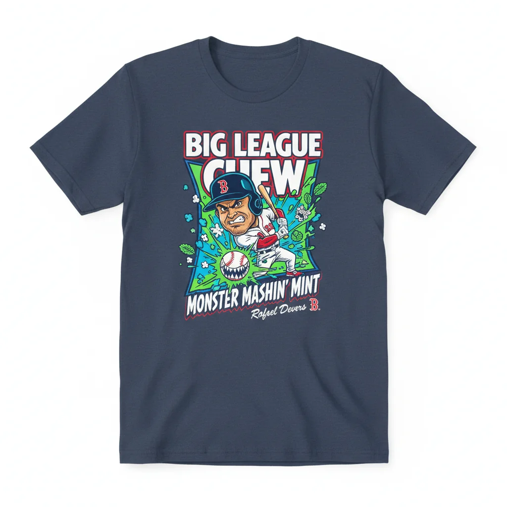Rafael Devers 'Mashin' Mint' Red Sox Tee