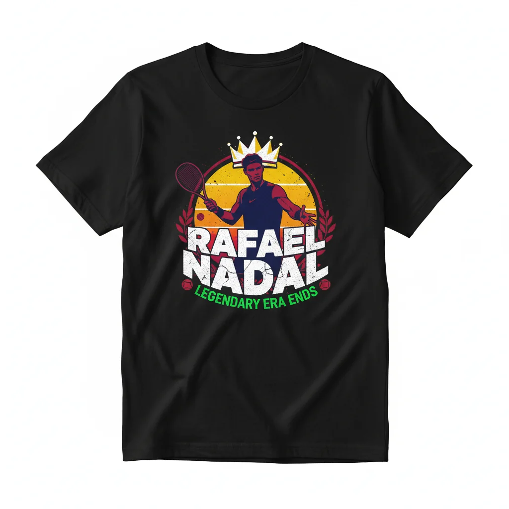 Rafael Nadal Legend Retirement T-Shirt - Premium Cotton Tennis Fan Apparel