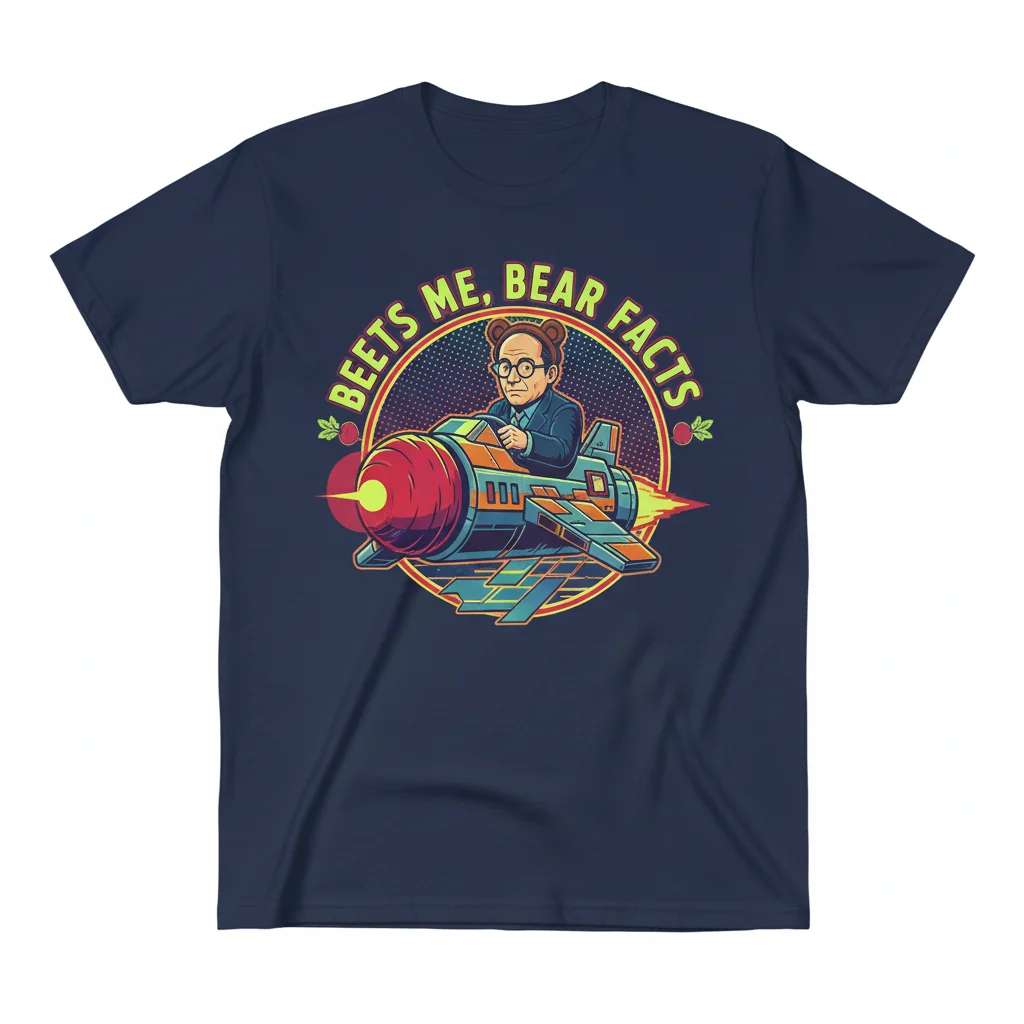 The Office Rainn Wilson Beets Dwight Schrute Bear Suit Graphic T-Shirt