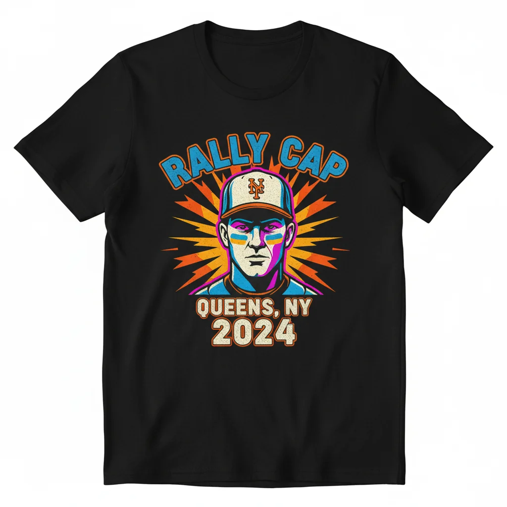 Rally Cap Queens NY 2024 Photo T-Shirt - Premium Cotton Tee