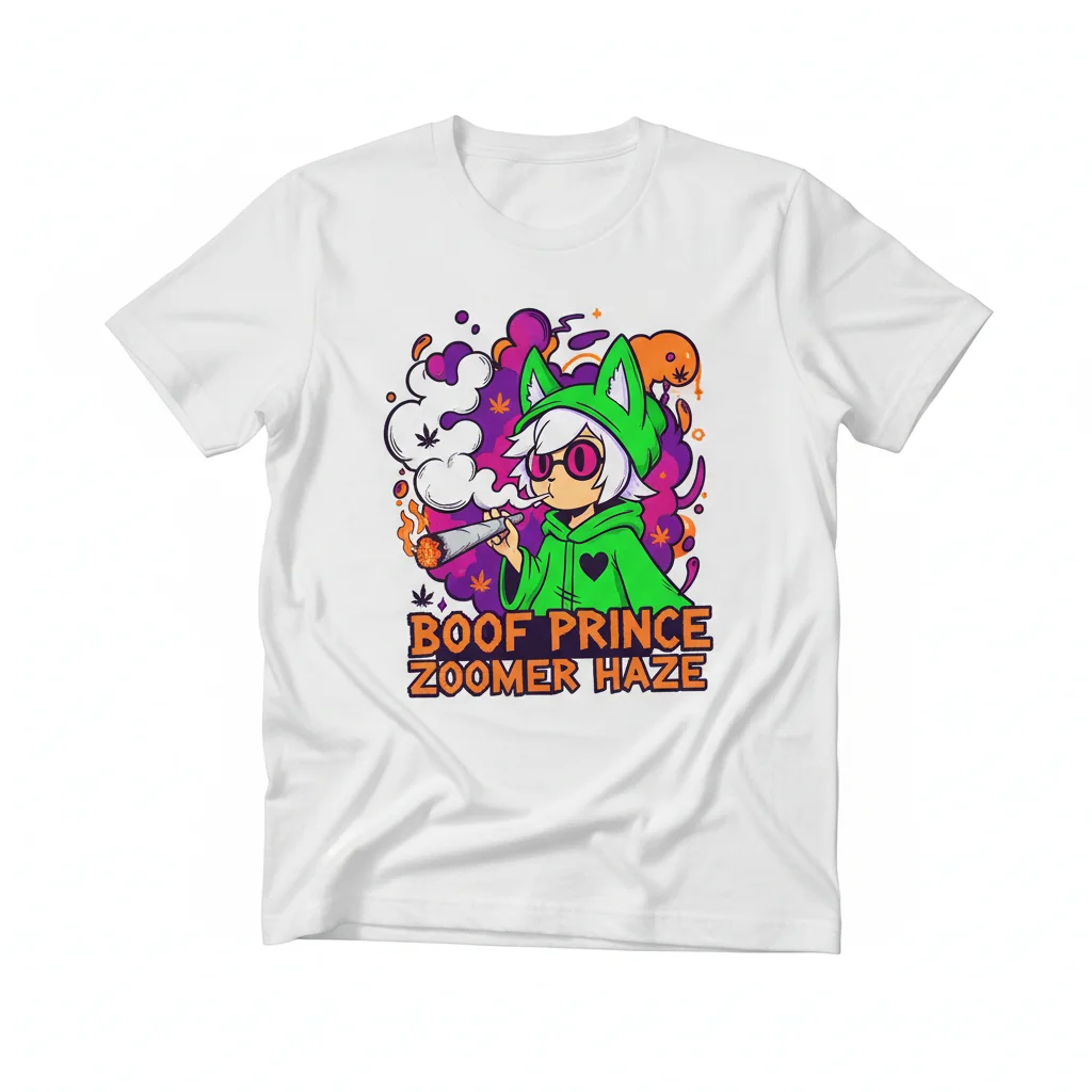 Ralsei Smoking a Blunt Deltarune Funny Meme Boof T-Shirt