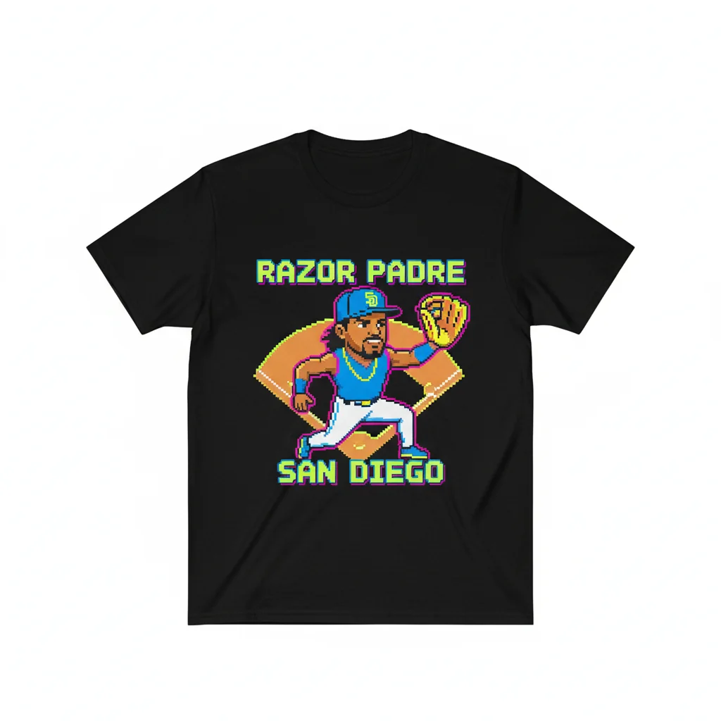 The Laureano 'Razor Ramon' Padres Cartoon Tee – Art & Comfort
