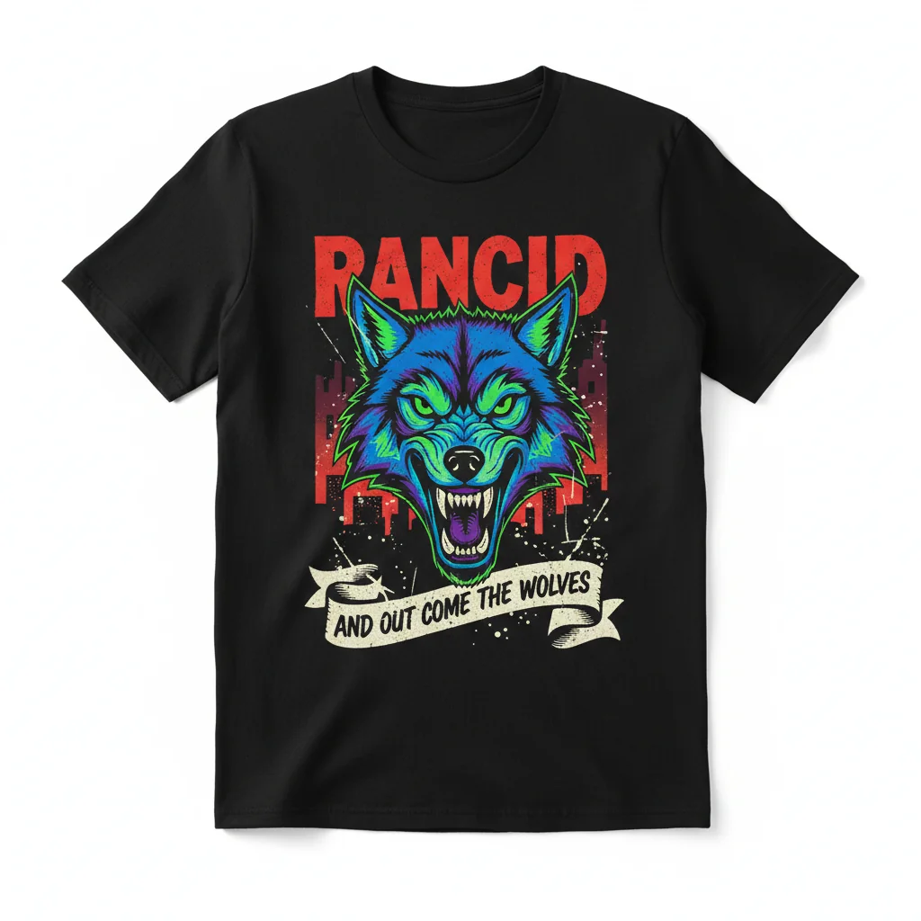 Rancid & Wolves Essential Tee