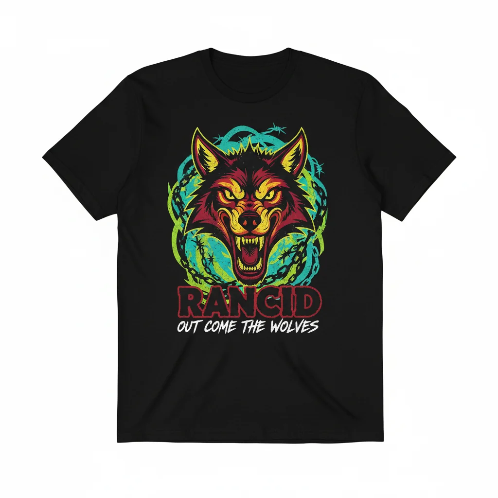 Rancid Out Come The Wolves Band T-Shirt – Official Merch