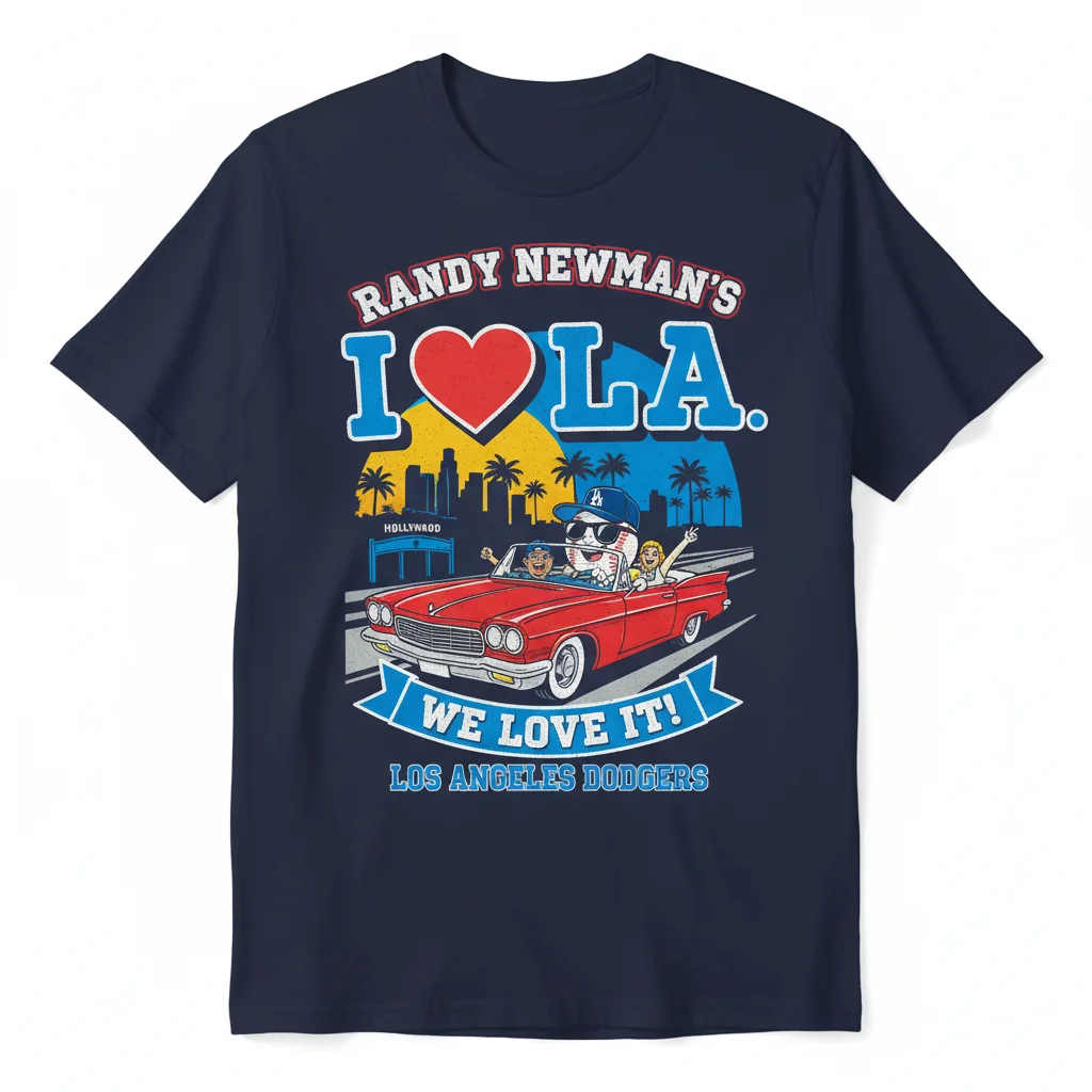 Randy Newman 'I Love L.A.' – Dodgers City Pride Tee