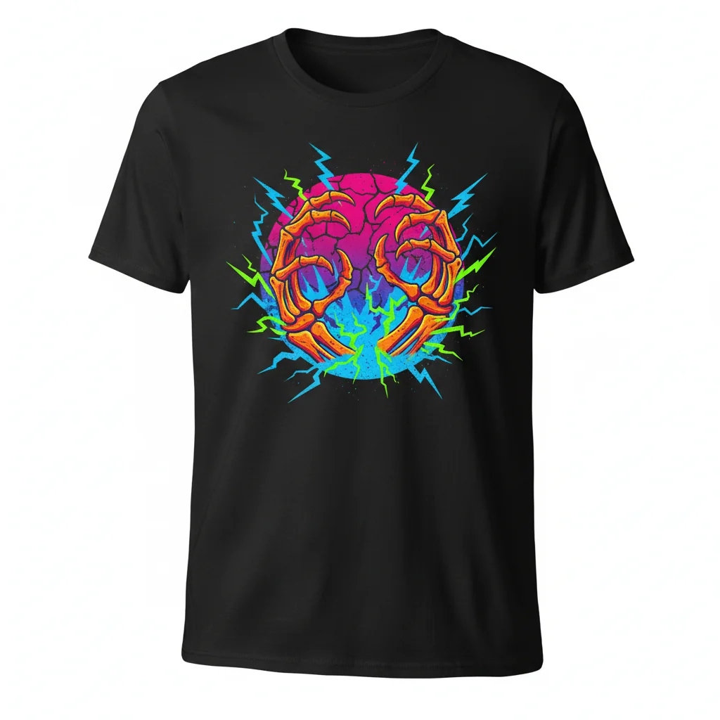 Raptor Hands Essential T-Shirt - Unique Dino Claw Graphic Tee