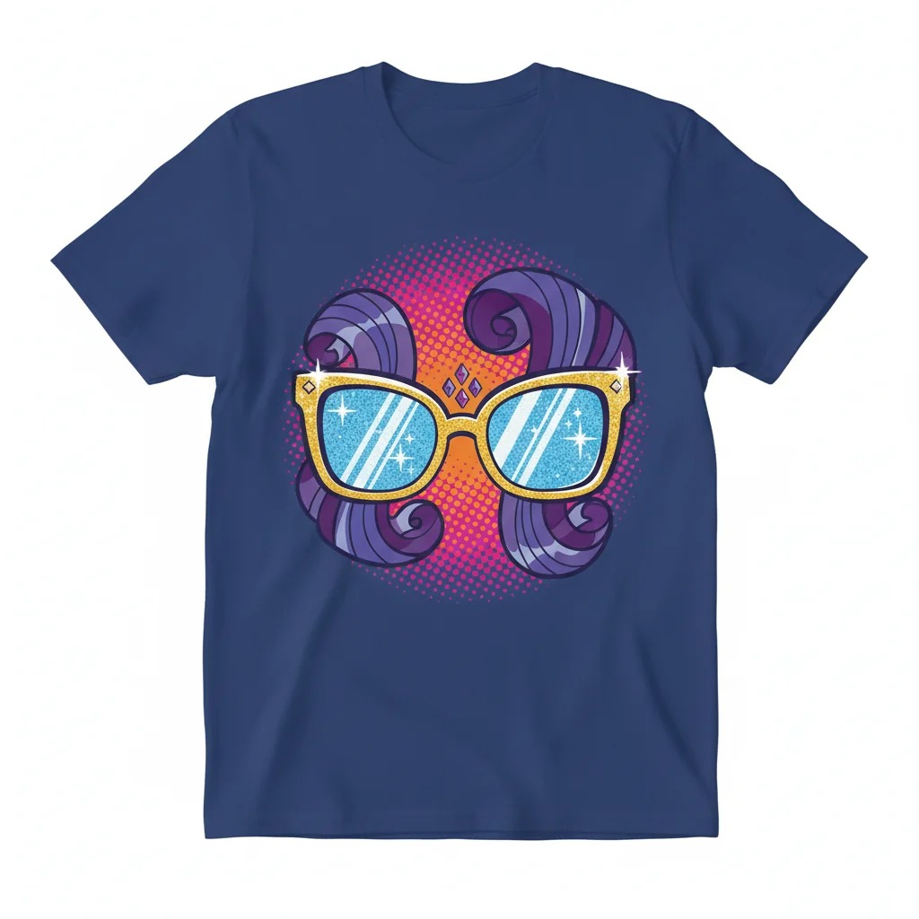 Rarity's Glasses My Little Pony Essential T-Shirt - Premium Unisex Cotton Tee