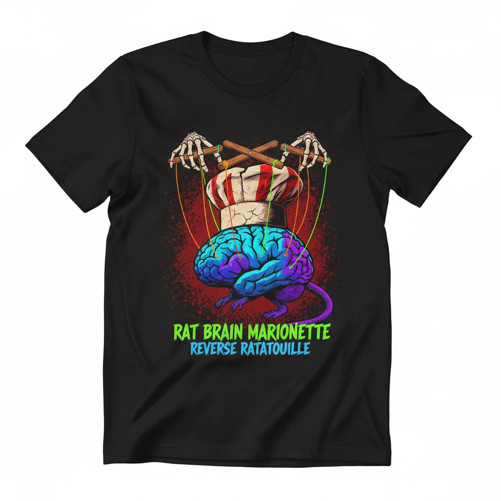 Rat Brain Marionette: Reverse Ratatouille Essential T-Shirt – Unique Graphic Tee