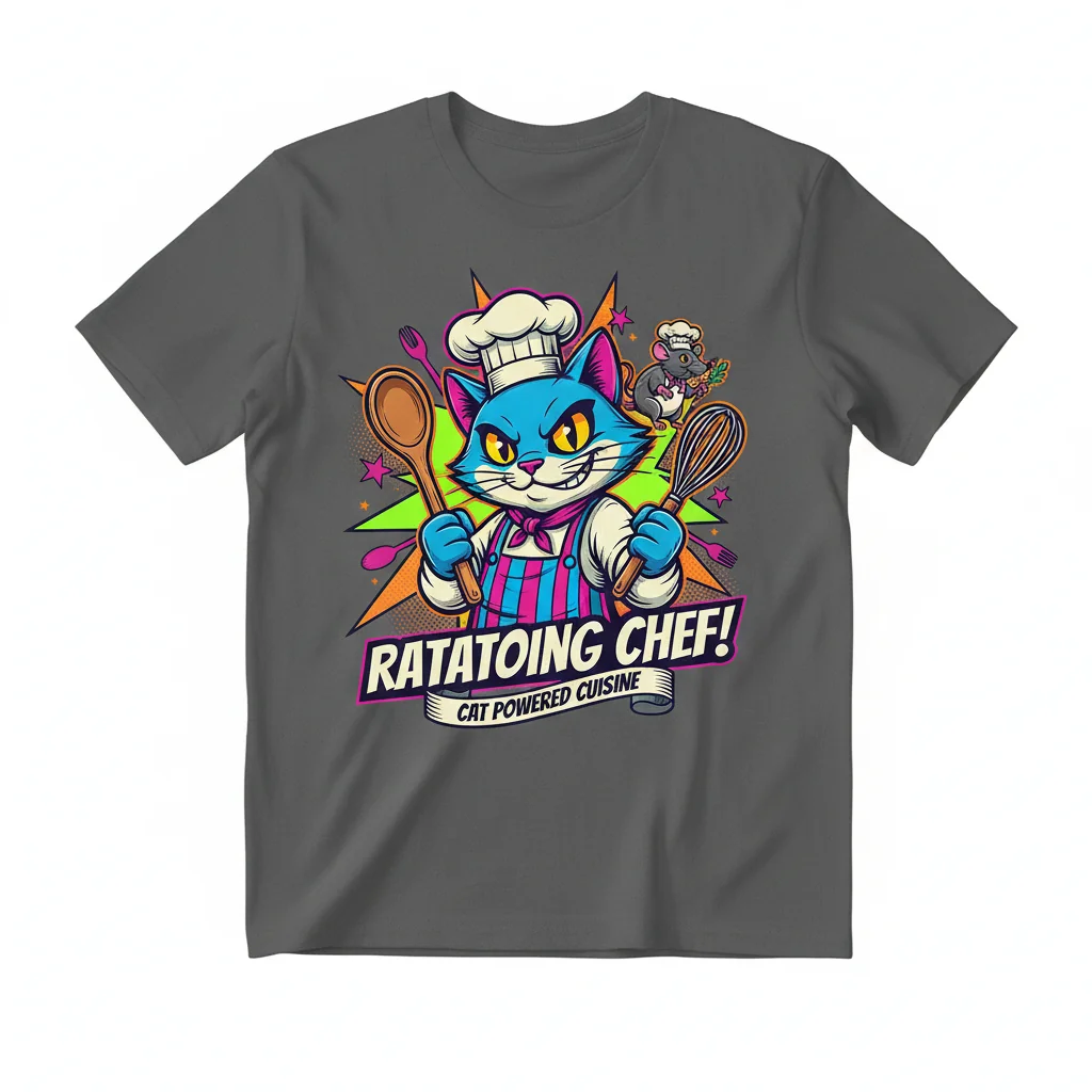 Ratatoing Cat Essential T-Shirt – Premium Ring-Spun Cotton Tee