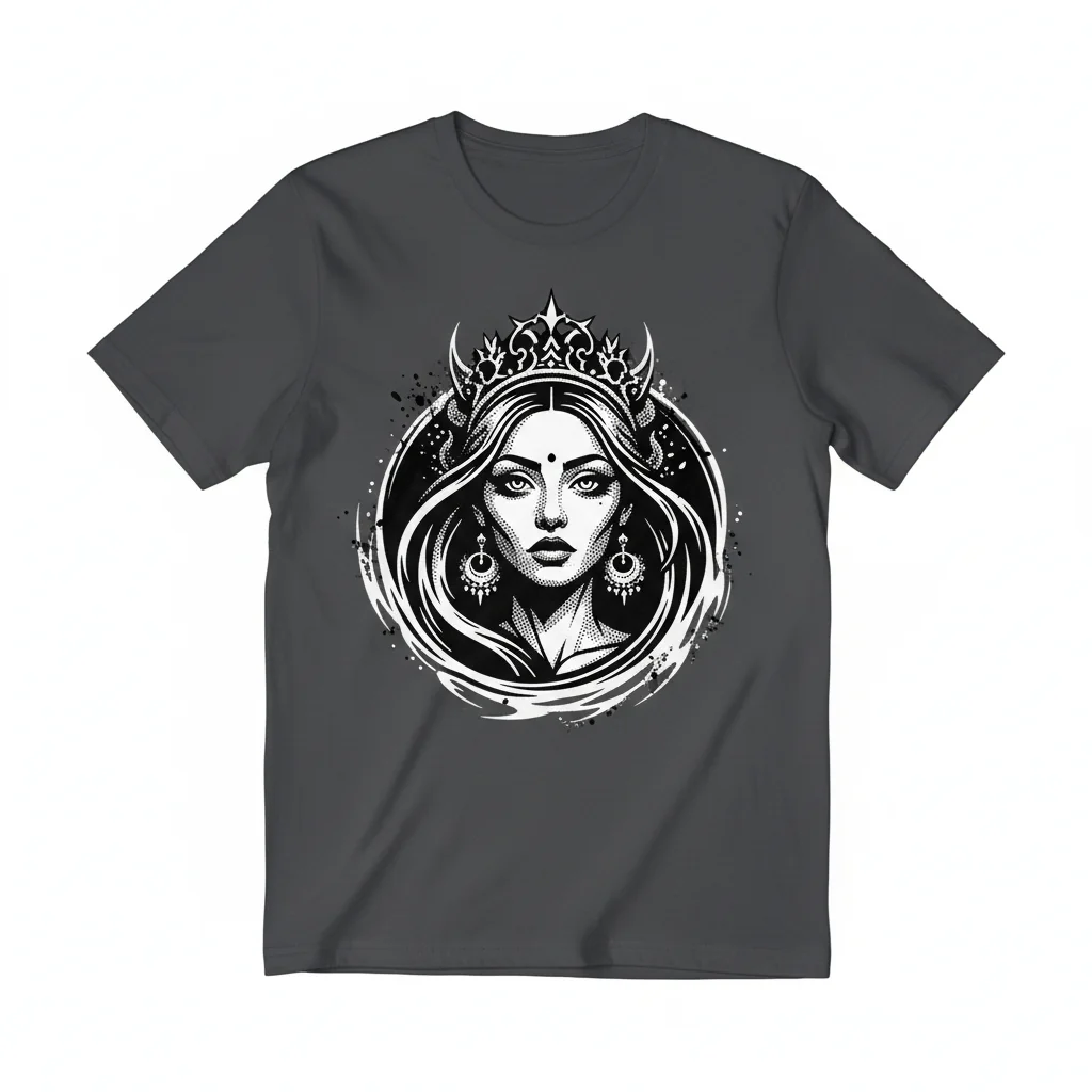 Raveena Merch Monochrome Essential T-Shirt - Ultimate Comfort & Durability