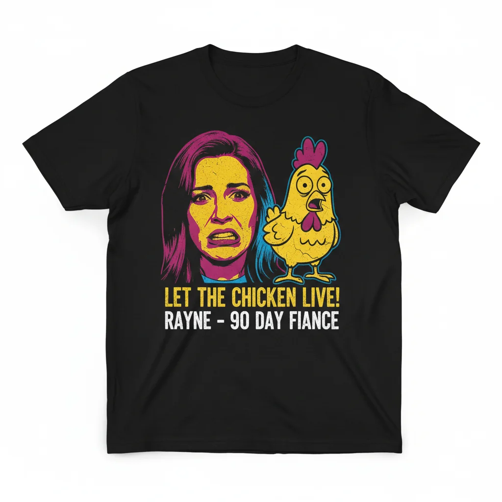 Rayne Let the Chicken Live 90 Day Fiance Fan T-Shirt