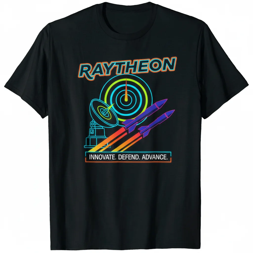 Raytheon Logo T-Shirt - Premium Cotton Tee for Engineers & Aviation Fans
