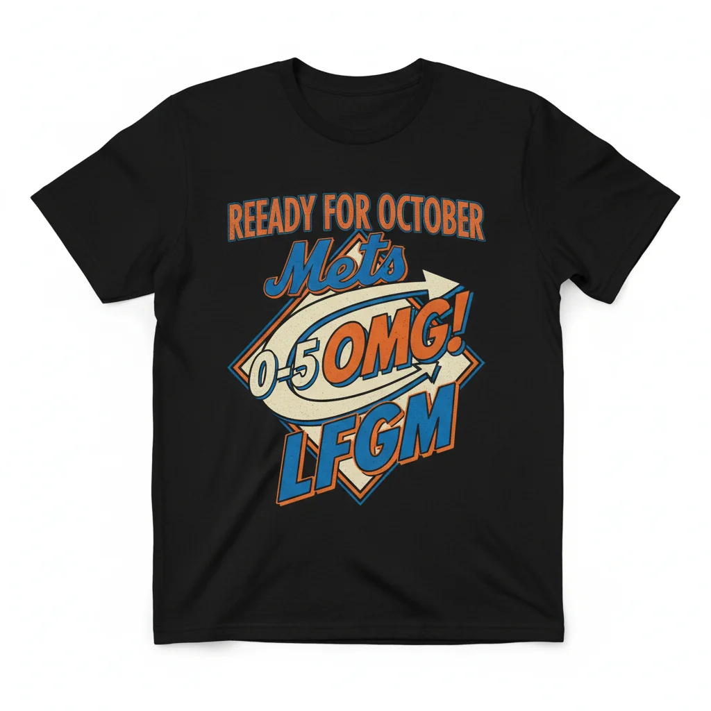 Ready For October Mets LFGM Fan Tee