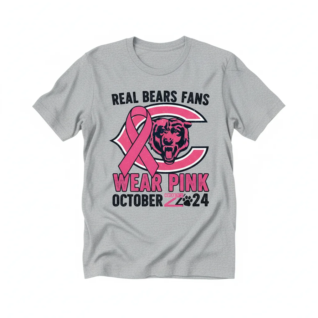 Bears Pink Power Tee