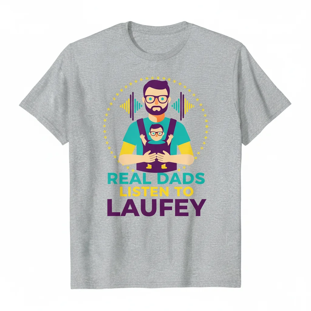 The "Real Dads Listen To Laufey" Premium Comfort Tee