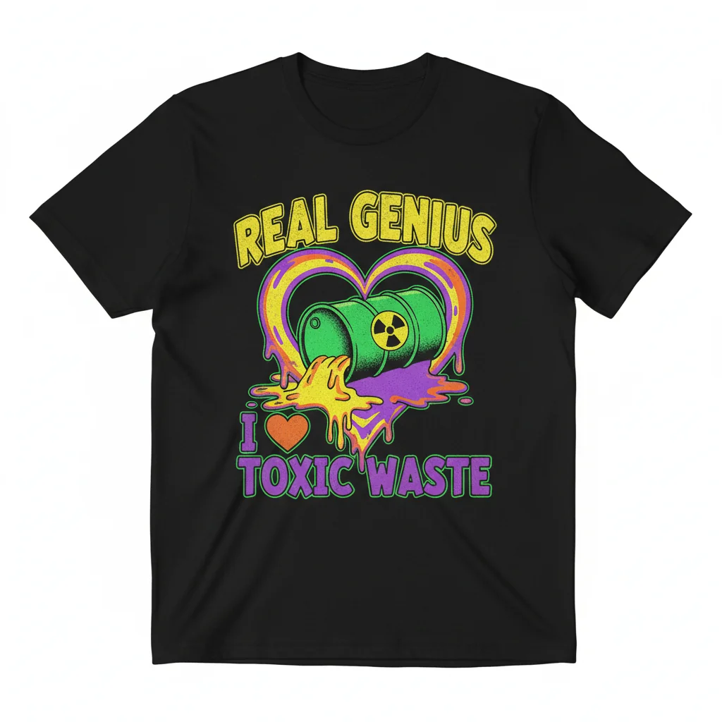 Real Genius I Love Toxic Waste Essential T-Shirt - Funny Science Tee