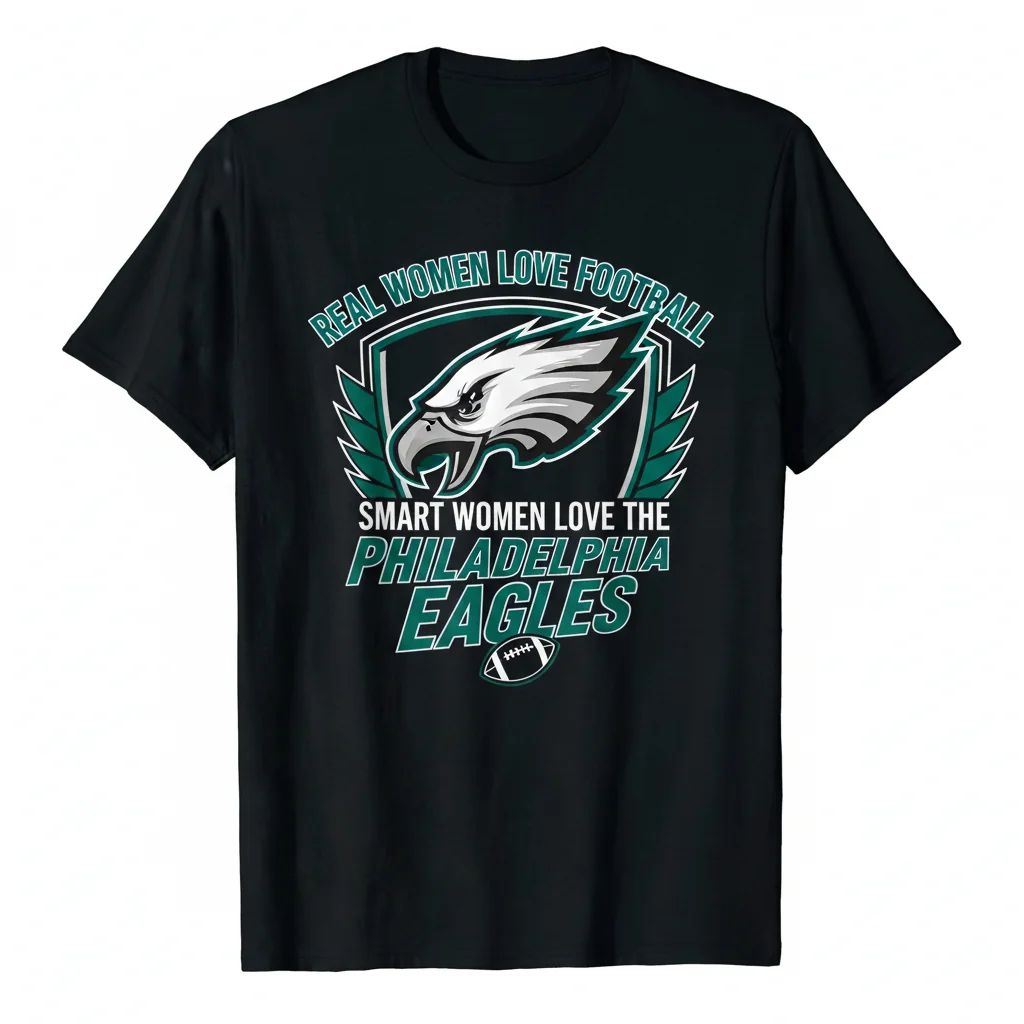 Philadelphia Eagles Women's Football Fan T-Shirt - Smart & Stylish