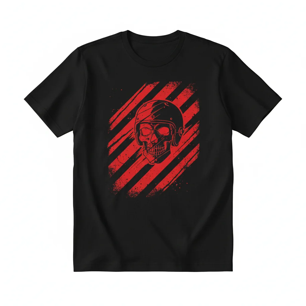 Red & Black Checkered Essential T-Shirt – Premium Ring-Spun Cotton Tee