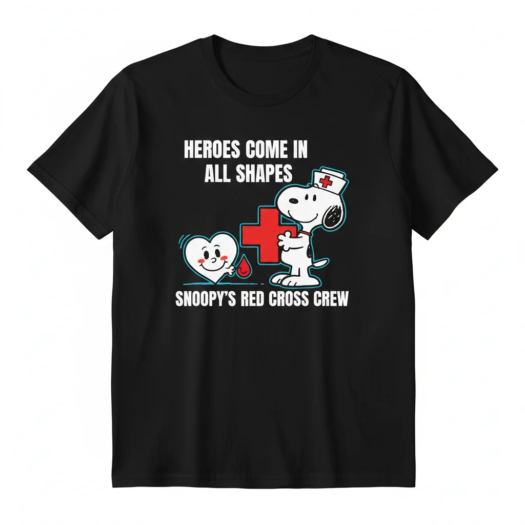 Snoopy Red Cross Comfort Tee: A Heartfelt Essential