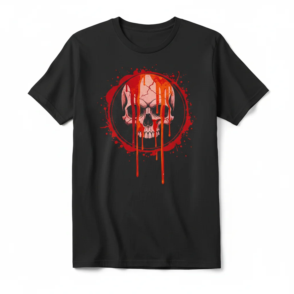 Crimson Drip: The Essential Tee