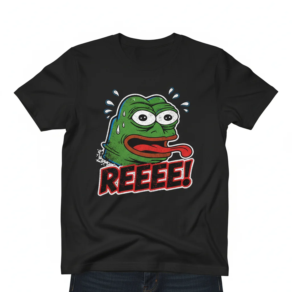 REEEE Pepe Essential T-Shirt – Classic Meme Graphic Tee | Premium Cotton