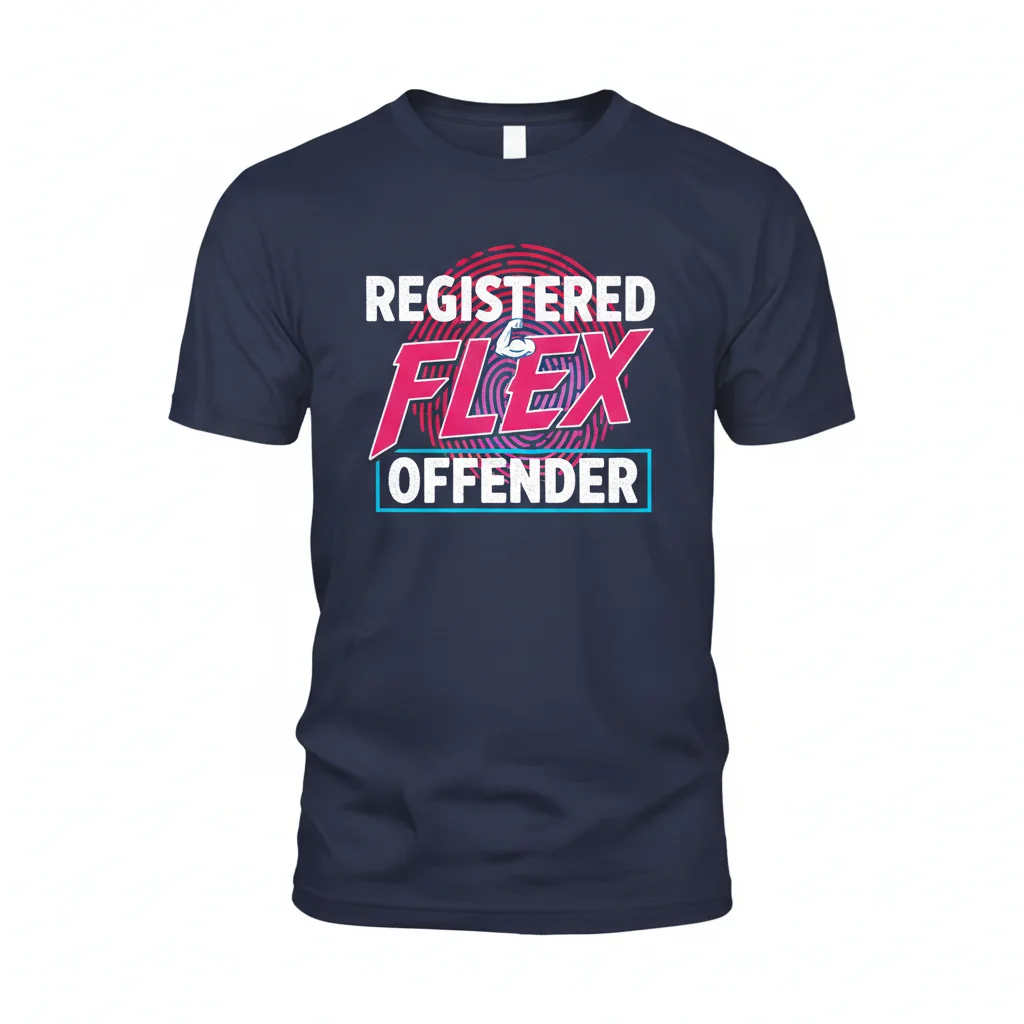 Registered Flex Offender Essential T-Shirt – Premium Ring-Spun Cotton Tee
