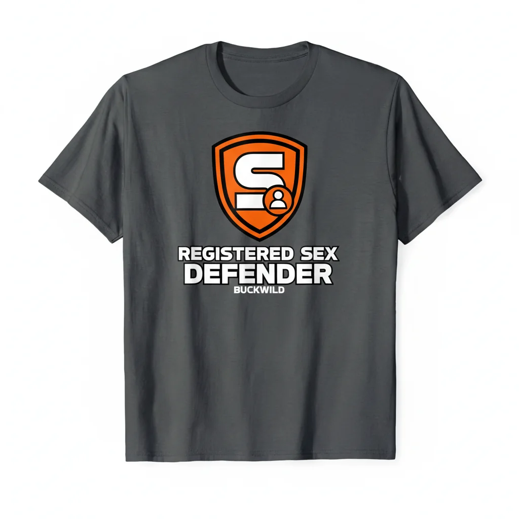Registered Sex Defender Essential T-Shirt – Durable, Comfortable, and Fade-Resistant