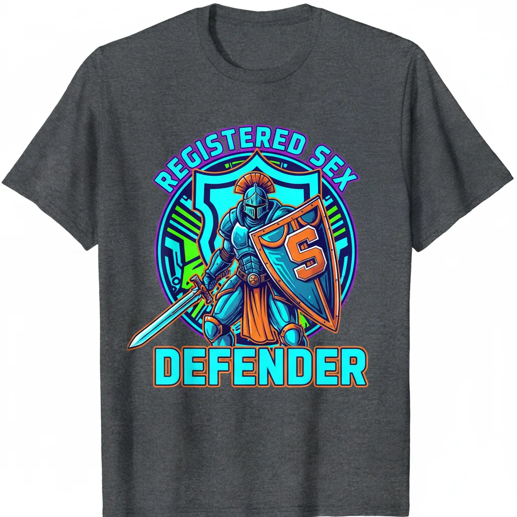 The 'Registered Sex Defender' Art-Inspired Tee