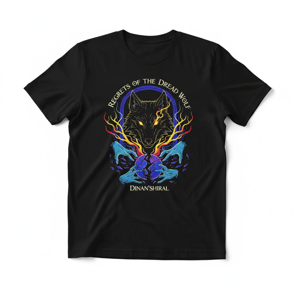 Dragon Age: Inquisition 'Regrets of the Dread Wolf | Dinan'shiral' Essential T-Shirt - Premium Unisex Gaming Tee
