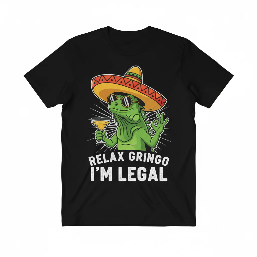 Relax Gringo: Legal Lizard Essential Tee