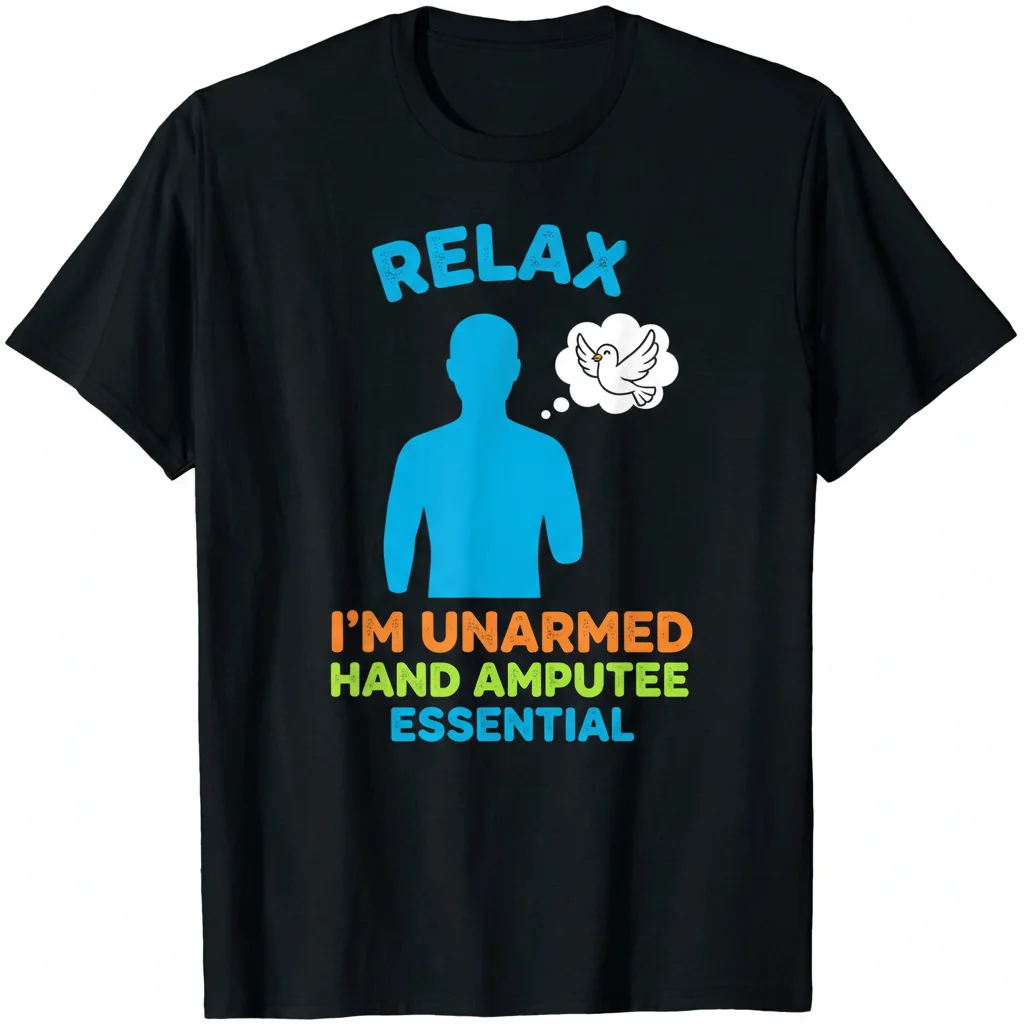 Relax I’m Unarmed – Premium Amputee Awareness T-Shirt