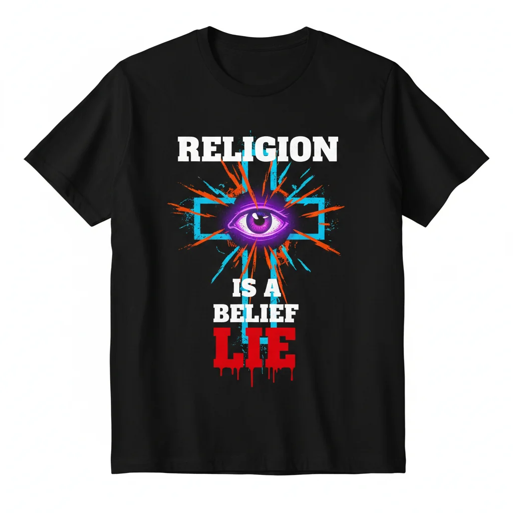 Religion is a Be(LIE)f - Unisex Essential T-Shirt
