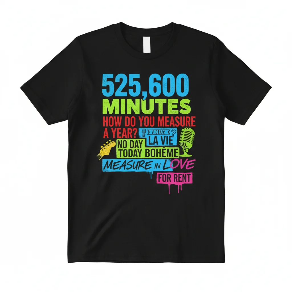 Rent Musical Quotes Essential T-Shirt – Fan Apparel