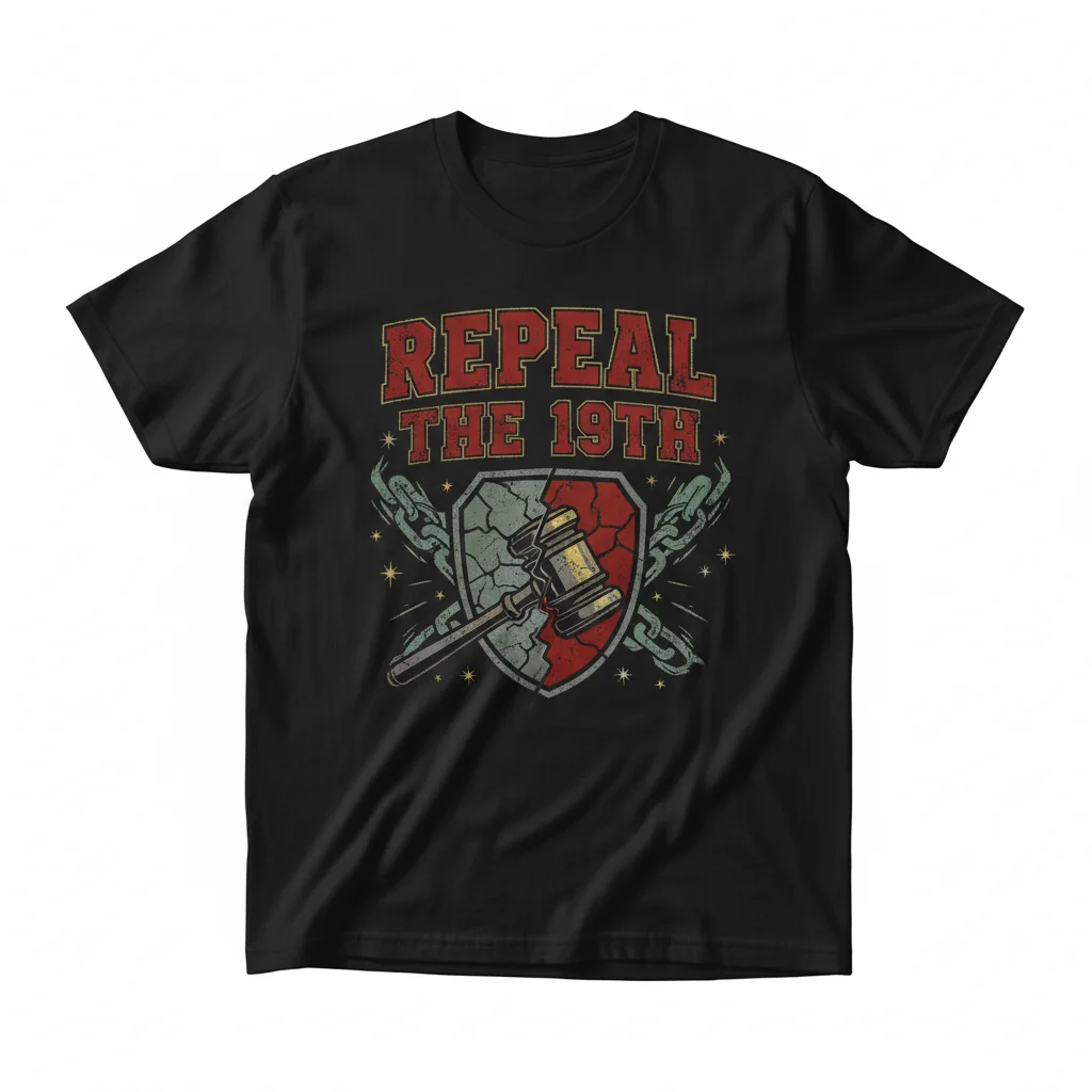 Camiseta Política "Derogar la Enmienda 19" – Duradera y Cómoda
