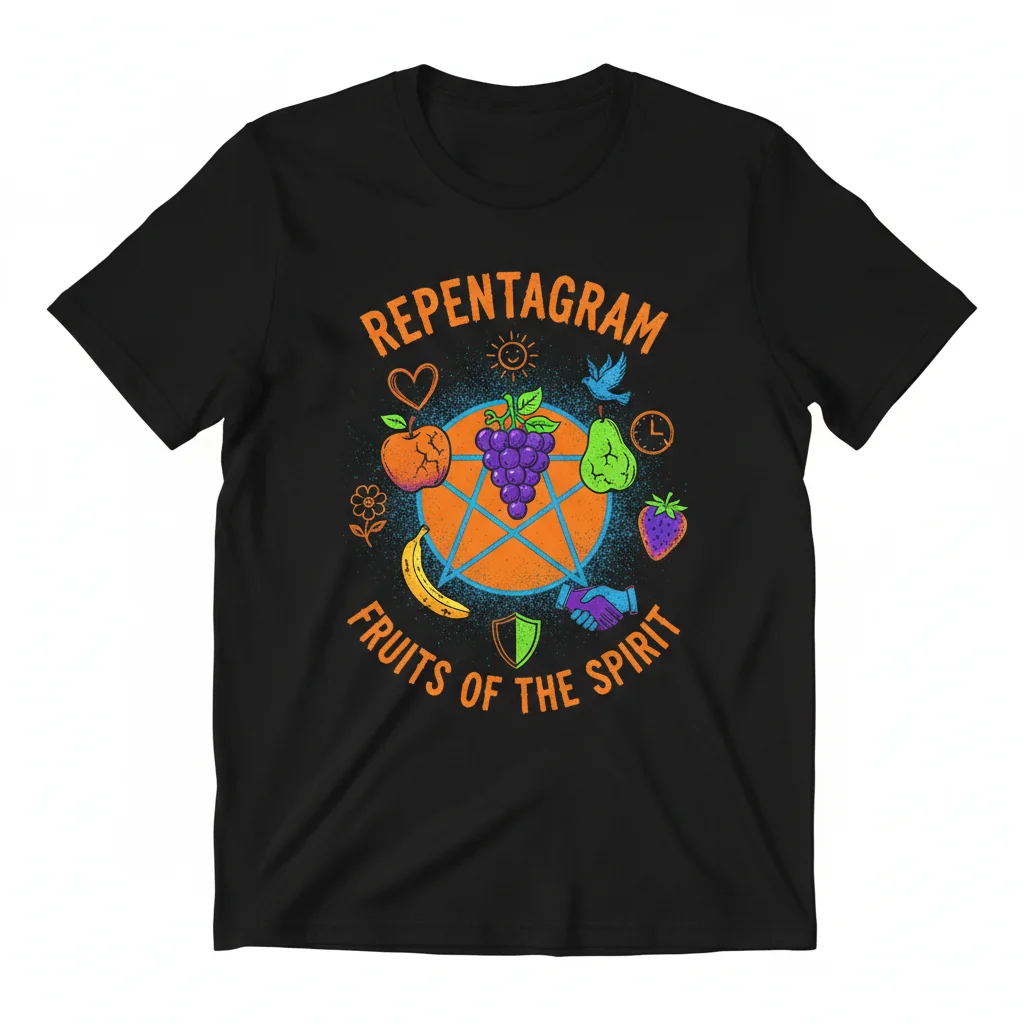 Repentagram 'Impending Doom' Essential Tee