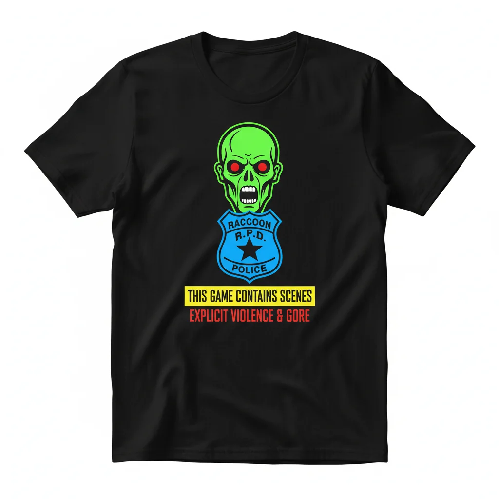 Resident Evil 2 Essential T-Shirt – Dominate Raccoon City in Comfort